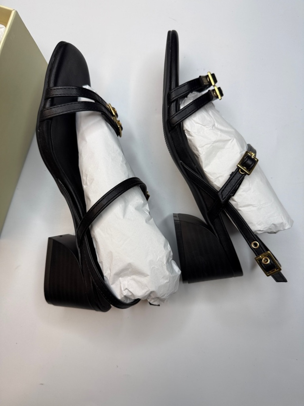 Anne Klein Women's Mackenzie Strappy Buckle Block Heel Dress Sandals- Size 6.5 - Picture 8 of 10